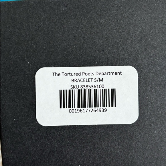 Taylor Swift Tortured Poets Bracelet Gold tone Never opened ! - Picture 3 of 9